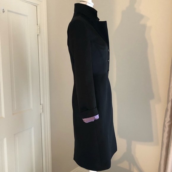 Peggy Jennings Couture black silk coat - Picture 7 of 9